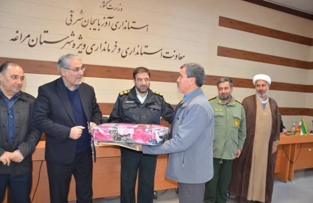 تجلیل پلیس مراغه از فعالان طرح امنیت محله‌محور