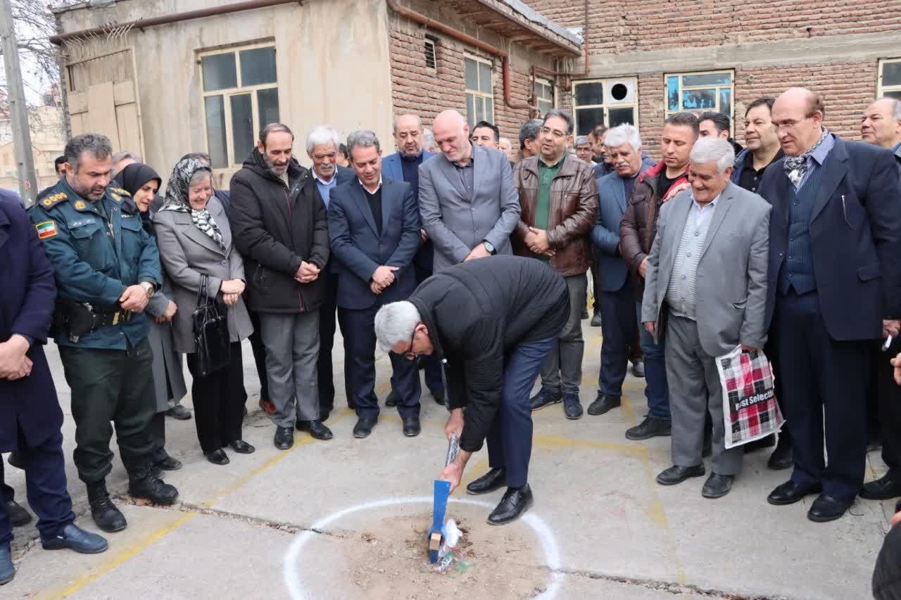 کلنگ زنی مجتمع ورزشی ۱۷ شهریور مراغه